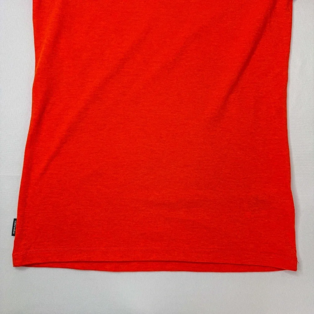 Icebreaker Merino Cotton Blend Women’s Tee – Orange - Picture 5 of 11